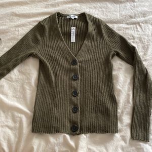 Madewell button up sweater